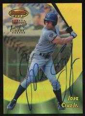 Jose Cruz Jr. [Refractor] #25 Baseball Cards 1998 Bowman's Best Prices