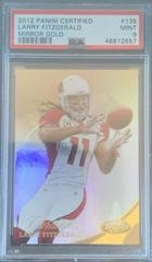 Larry Fitzgerald [Mirror Gold] #139 Football Cards 2012 Panini Certified Prices