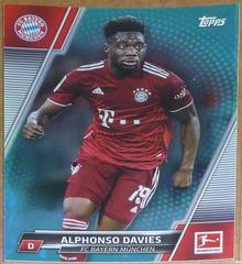 Alphonso Davies [Aqua Foil] Soccer Cards 2021 Topps Bundesliga Prices