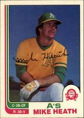 Mike Heath #318 Baseball Cards 1982 O Pee Chee Prices