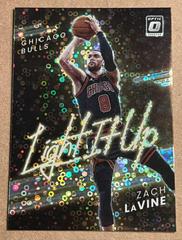 Zach LaVine [Holo Fast Break] Basketball Cards 2021 Panini Donruss Optic Light It Up Prices