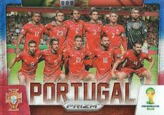 Portugal [Blue & Red Wave Prizm] Soccer Cards 2014 Panini Prizm World Cup Team Photos Prices