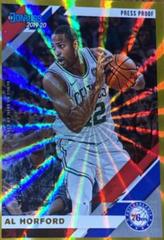 Al Horford [Press Proof Gold Laser] #10 Basketball Cards 2019 Panini Donruss Prices