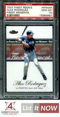 Alex Rodriguez [Finest Moments] Baseball Cards 2007 Finest Rookie Moments Prices