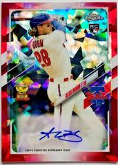 Alec Bohm [Red] Baseball Cards 2021 Topps Chrome Update Sapphire Rookie Autographs Prices