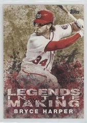 Bryce Harper [Gold] #BH Baseball Cards 2018 Topps Legends in the Making Prices