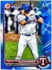 Dustin Harris [Blue] #BP-119 Baseball Cards 2022 Bowman Paper Prospects Prices