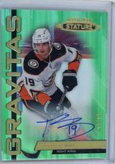 Troy Terry [Autograph Green] Hockey Cards 2021 Upper Deck Stature Gravitas Prices