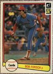 Bob Forsch #91 Baseball Cards 1982 Donruss Prices