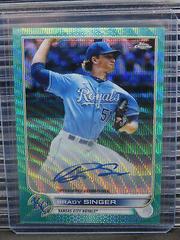 Brady Singer [Aqua] Baseball Cards 2022 Topps Chrome Veteran Autographs Prices
