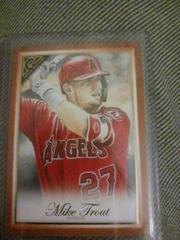 Mike Trout [Orange] Baseball Cards 2019 Topps Gallery Prices