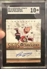 Brady Tkachuk Hockey Cards 2021 Upper Deck Artifacts Signs of Success Prices