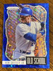 Ken Griffey Jr. [Blue Donut Circles Prizm] Baseball Cards 2021 Panini Prizm Old School Prices