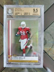 Chris Wells [Refractor] #68 Football Cards 2009 Topps Finest Prices