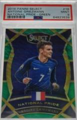 Antoine Griezmann [Green] #18 Soccer Cards 2016 Panini Select National Pride Prices
