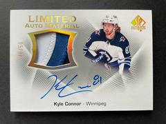 Kyle Connor Hockey Cards 2021 SP Authentic Limited Auto Material Prices