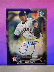 Joe Musgrove [Purple Refractor] #CPA-JMU Baseball Cards 2016 Bowman Chrome Prospect Autograph Prices
