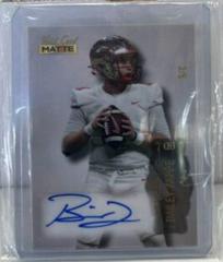 Bailey Zappe [White Silver Foil] #MB-A Football Cards 2022 Wild Card Matte Autographs Prices