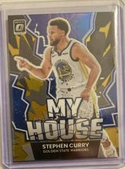 Stephen Curry [Gold] #10 Basketball Cards 2022 Panini Donruss Optic My House Prices