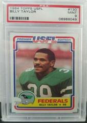 Billy Taylor Football Cards 1984 Topps USFL Prices