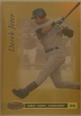 Derek Jeter [Gold] Baseball Cards 2007 Bowman's Best Prices