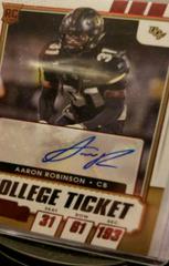 Aaron Robinson [Autograph] #287 Football Cards 2021 Panini Contenders Draft Picks Prices