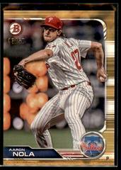 Aaron Nola [Gold] Baseball Cards 2019 Bowman Prices