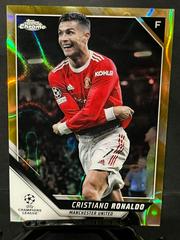 Cristiano Ronaldo [Gold Lava Refractor] #10 Soccer Cards 2021 Topps Chrome UEFA Champions League Prices