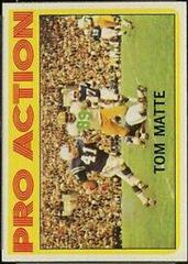 Tom Matte [In Action] #131 Football Cards 1972 Topps Prices