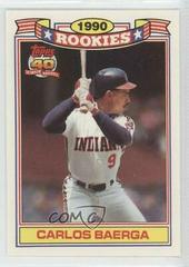 Carlos Baerga Baseball Cards 1991 Topps Glossy Rookies Prices
