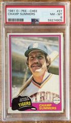 Champ Summers [Gray Back] #27 Baseball Cards 1981 O Pee Chee Prices