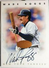 Wade Boggs Baseball Cards 1996 Leaf Signature Autographs Prices