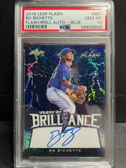 Bo Bichette [Blue] #BA-BB1 Baseball Cards 2018 Leaf Flash Autographs Prices