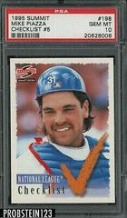 Mike Piazza [Checklist #5] #198 Baseball Cards 1995 Summit Prices