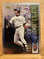 Andres Galarraga [Profiles by Tony Gwynn] #NL-12 Baseball Cards 1996 Topps Profiles Prices