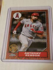 Anthony Rendon [Red] #T87C-72 Baseball Cards 2022 Topps Silver Pack 1987 Chrome Prices