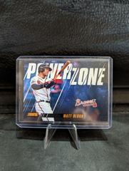 Matt Olson [Orange] #PZ-25 Baseball Cards 2022 Stadium Club Power Zone Prices