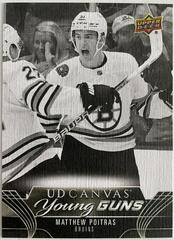 Matthew Poitras [Black White] #C236 Hockey Cards 2023 Upper Deck UD Canvas Prices