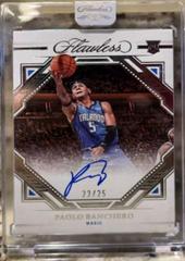 Paolo Banchero #6 Basketball Cards 2022 Panini Flawless Finishes Auto Prices