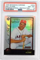 Will Clark [Refractor] Baseball Cards 1998 Bowman Chrome International Prices