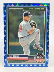 Jake Brown [Blue] Baseball Cards 2023 Panini Stars & Stripes USA Prices