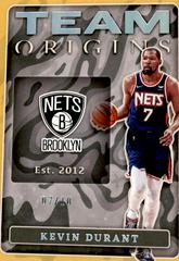 Kevin Durant [Gold] #24 Basketball Cards 2022 Panini Origins Team Prices