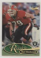 Matt Stinchcomb [ Rookie] Football Cards 1999 Ultra Prices