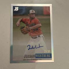 Jordan Westburg [Refractor] Baseball Cards 2021 Bowman Heritage Chrome Prospect Autographs Prices