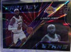 LeBron James [Red Laser] #1 Basketball Cards 2020 Donruss Fantasy Stars Prices
