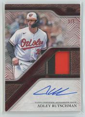 Adley Rutschman [Red] #TRAP-ARU Baseball Cards 2024 Topps Reverence Autograph Patch Prices