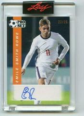 Emile Smith Rowe [Orange] Soccer Cards 2022 Pro Set Autographs Prices