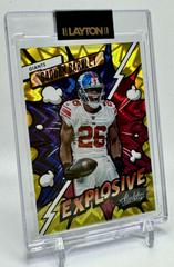 Saquon Barkley [Gold] #19 Football Cards 2023 Panini Absolute Explosive Prices