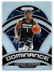 Anthony Edwards #17 Basketball Cards 2022 Panini Prizm Dominance Prices