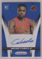 Bruno Caboclo [Purple Prizm] Basketball Cards 2014 Panini Prizm Rookie Autographs Blue Prices